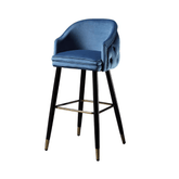 Kenny Mid Back Luxury Velvet Bar Stool Chair - Gavisco Office Furniture